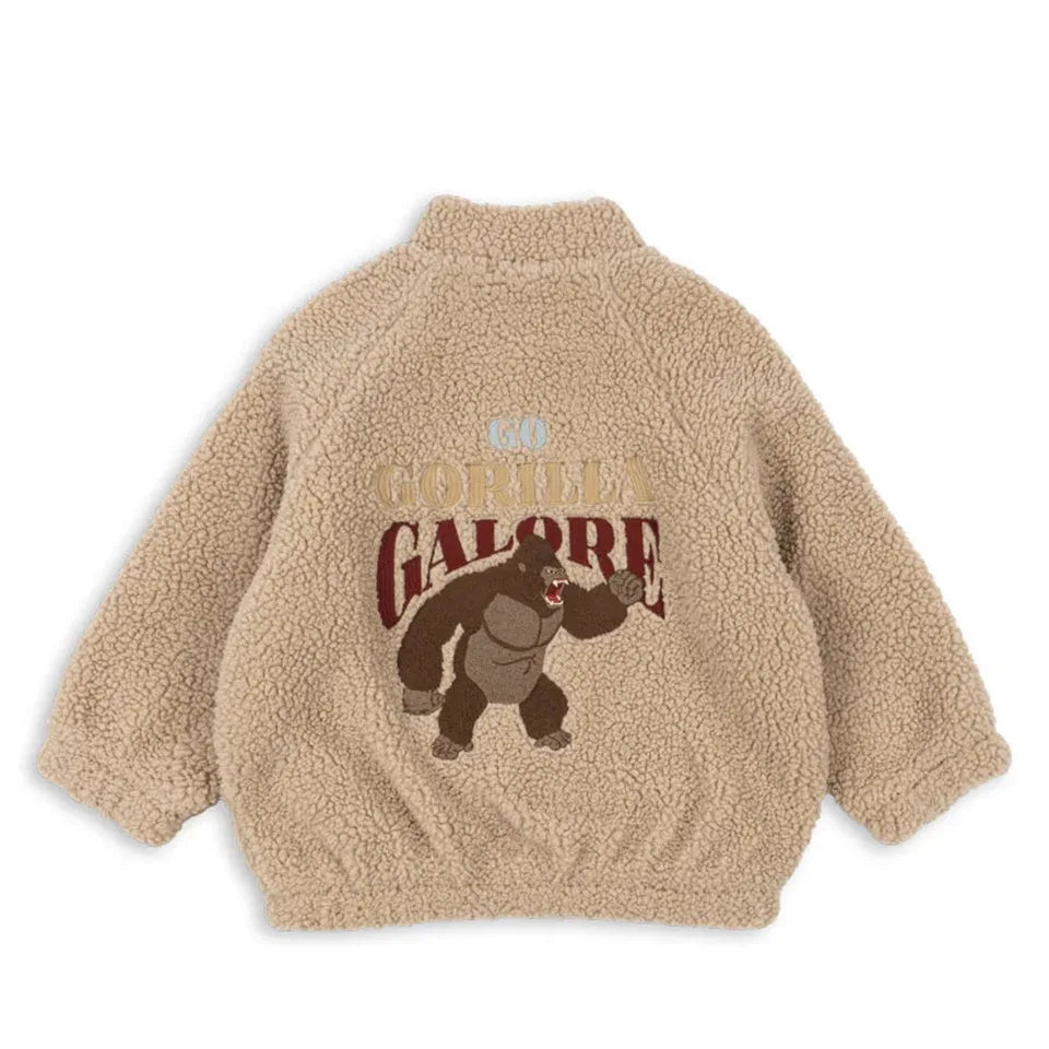 Kids' Sequin Lambswool Winter Jacket