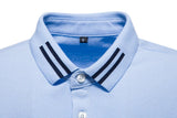 AIOPEON Men's 100% Cotton Polo Shirt – Refined Casual Style