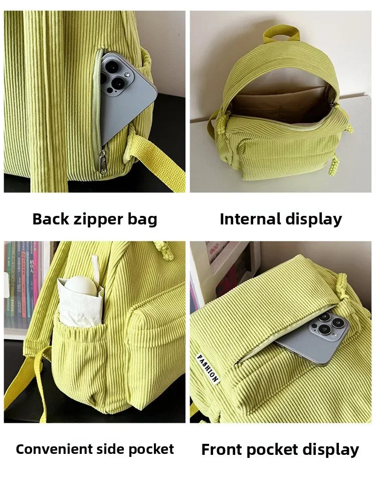 Fashion Travel Girl Book Bag Large Capacity Student Backpack College School Bag Women Backpacks for Commuting bolsa feminina