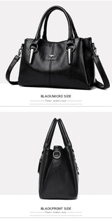 Genuine 3 Layers High Quality Soft Leather Ladies Shoulder Crossbody Bags for Women Luxury Handbags Women Bags Designer