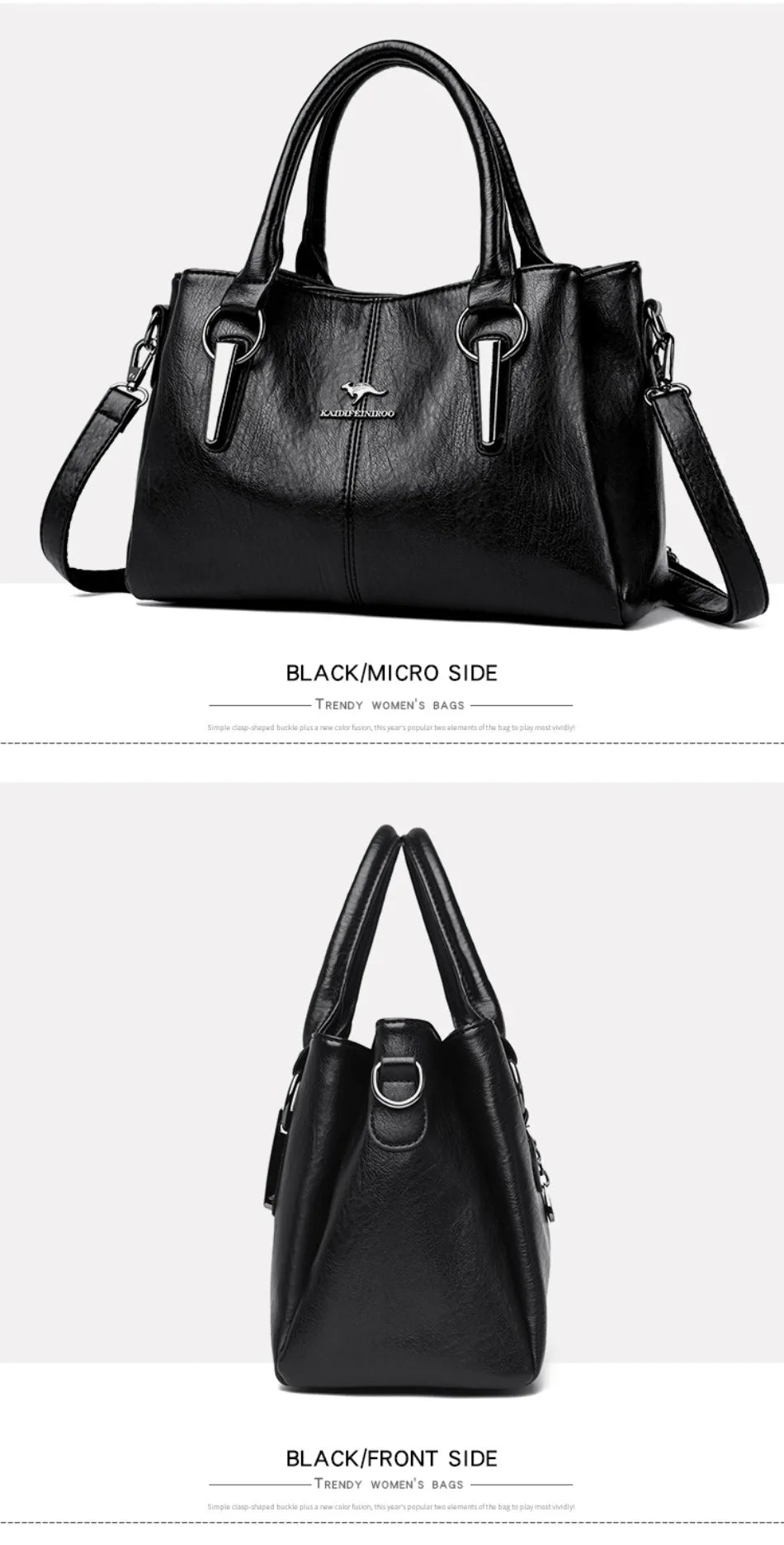 Genuine 3 Layers High Quality Soft Leather Ladies Shoulder Crossbody Bags for Women Luxury Handbags Women Bags Designer