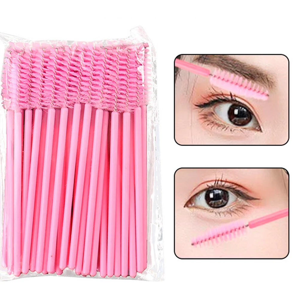 Disposable Makeup Brush Set – Lip, Lash & Brow Wands