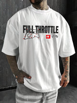 Unisex Formula Racing Cotton T-Shirt | Loose Fit