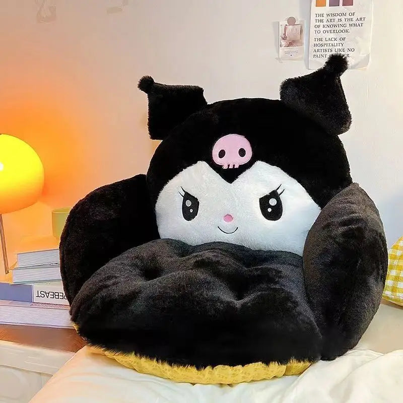 Cartoon Kuromi Melody Series Air Conditioned House Office Chair Cushion Autumn And Winter Comfortable Bedding Peripheral Gifts