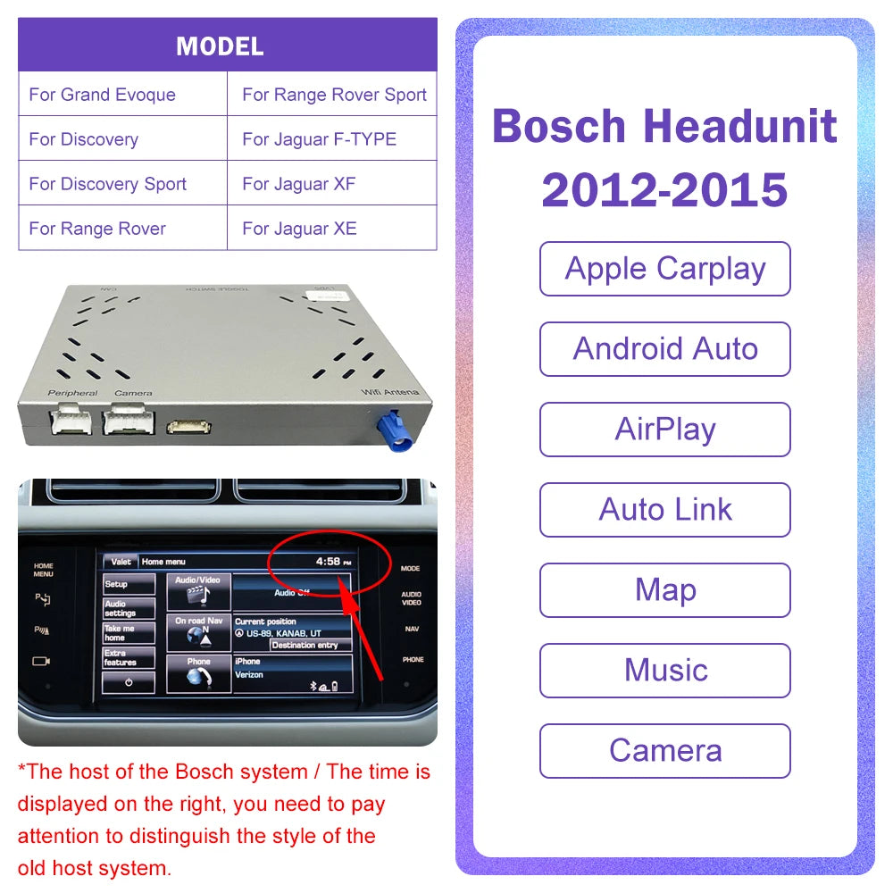Wireless CarPlay & Android Auto for Land Rover & Jaguar