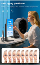 3D Magic Ai Facial Testing X5 ProMirror Wood Lamp Acne Scanner Skin Detector Skin Analyzer Facial Tester Facial Analyzer Machine