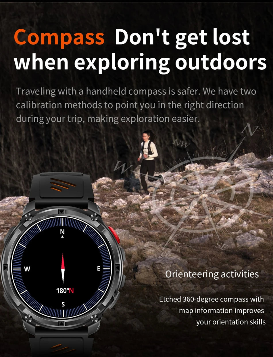 T-REX3 Ultra 1100mAh GPS Smart Watch for Men