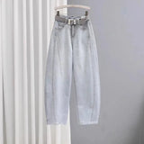Spring Summer Loose Wide Leg High Waist Denim Jeans