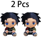 20cm Hot Japan Demon Slayer Plush Dolls Lovely Anime Kimetsu No Yaiba Kamado Tanjirou Nezuko Zenitsu Kyoujurou Toys Kids Gifts