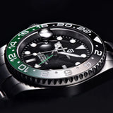 PAGANI DESIGN 40mm Automatic GMT Wristwatch Stainless Steel Waterproof Men Watch Top Brand Mechanical sports Watches Men PD-1662