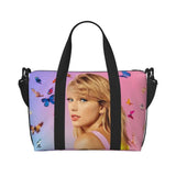 Custom The Eras Tour 1989 Taylor's Swift's American Pop Singer Tote Bag Women Large Capacity Beach Gym Travel Bags