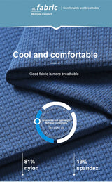 Men's Breathable Mesh Polo Shirt – Ice Silk Summer Top
