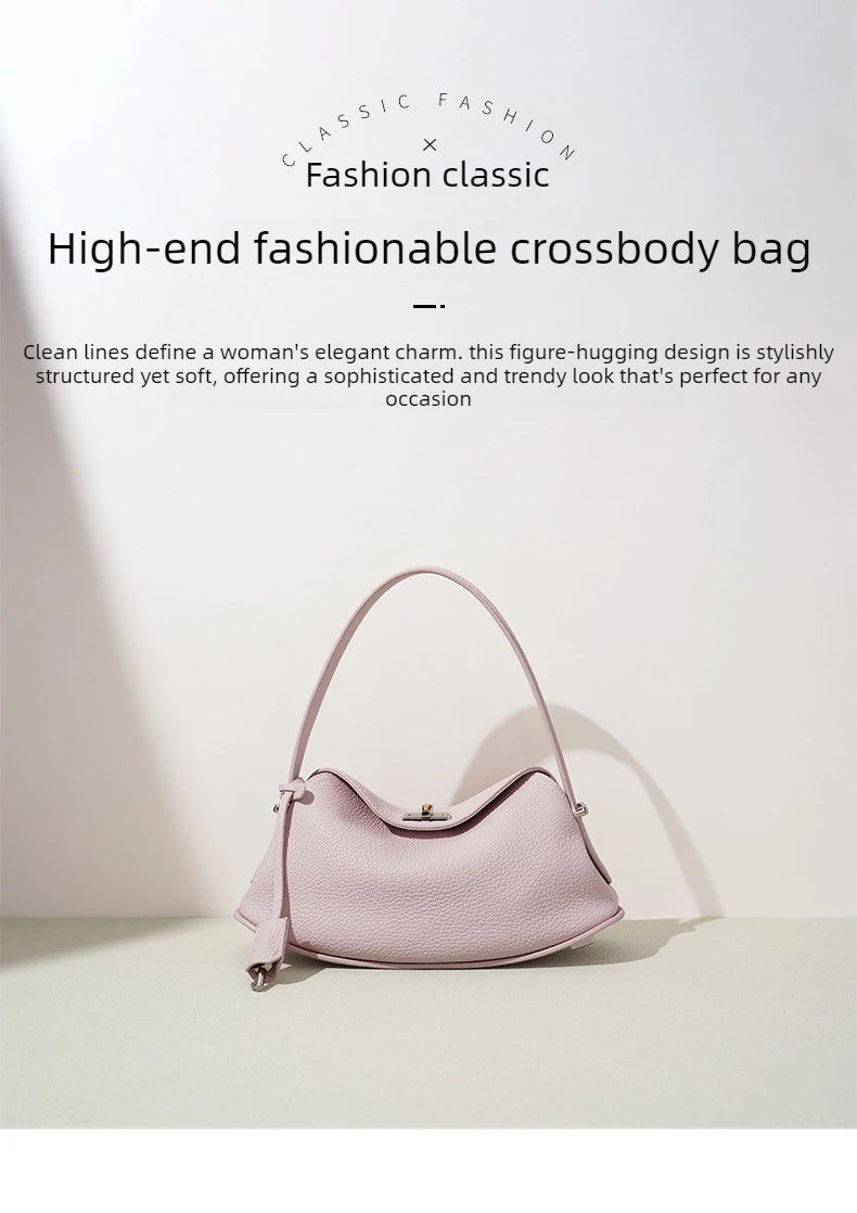 MOTINGSOME Spring Satchel Bag Luxury Designer Woman Genuine Leather Saddle Purse Shoulder Handbag 2026 New in Mini Tote