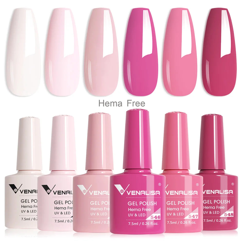 Venalisa HEMA-Free Gel Polish Kit – Autumn Color Collection