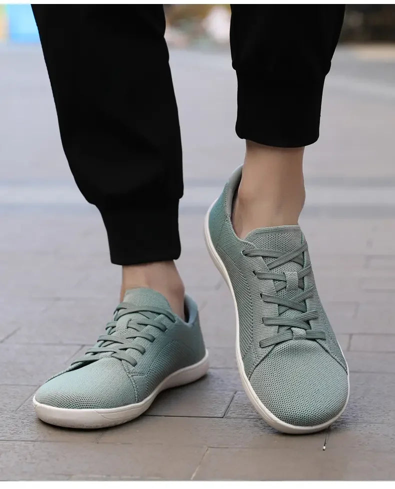 Summer Men's Casual Sports Shoes, Men's and Women's Wide Version Barefoot Shoes Outdoor Running Casual Shoes, Minimalist Shoes