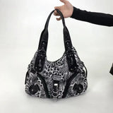 Y2K Leopard Print Shoulder & Crossbody Bag