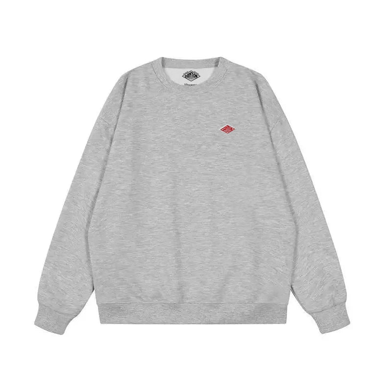 Minimalist Embroidery Autumn Hoodie