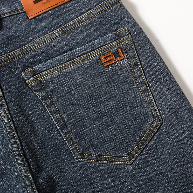 Men's Fleece-Lined Stretch Jeans