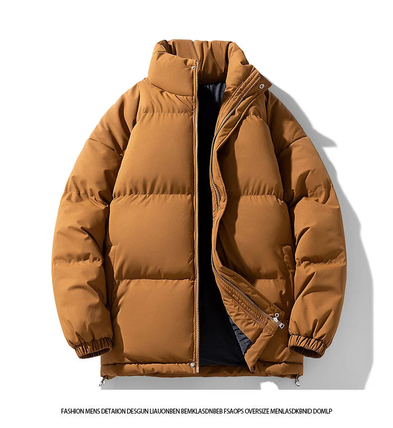 Men's Oversized Winter Parka – Thick Warm Padded Coat