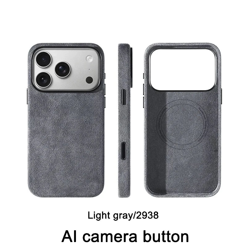 Alcantara Magnetic Case for iPhone 17 & 18 Pro