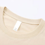 Unisex Color Painting Cotton Crew Neck T-Shirt