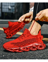 Men's Breathable Mesh Lace-Up Sneakers