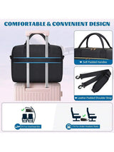 17.3 Inch Laptop Bag For Women Waterproof Briefcase Shoulder Messenger Bag Business Office Travel