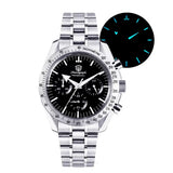 Watchdives New Wd1863 Quartz Men Watch VK63 Chronograph Bubble Sapphire Waterproof 39Mm Steel Top Brand Luxury Business Watch