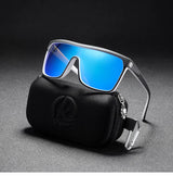 KDEAM One-piece Shape Men Sunglasses Polarized Elastic Paint Surface Sun Glasses Women Suitable Long-lasting Goggles Cat.3