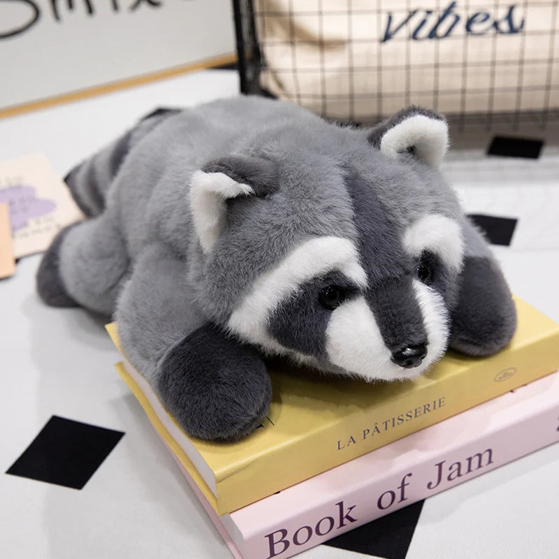 40-65cm Cute High Quality Simulation Animal Raccoon Red Panda Fox Plush Doll Pillow Home Decor For Boys And Girls Christmas Gift
