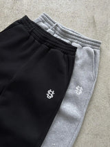 Y2K Wide Leg Joggers – Zipper Embroidery Streetwear Pants