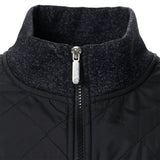 Men's Autumn/Winter Zip-Up Knit Jacket – Striped Check Stand Collar Sweater Coat
