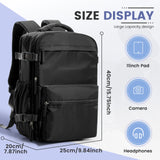 Ryanair 40x30x20 Cabin Bag Men Air Vacuum Compression Backpack Hand Luggage Laptop Backpack,42x29x15 Vacuum Clothing Storage Bag