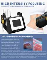 Mecavie Removal Excess Fat RF HIEMT 6500W Body Shaper Machine Professional Fat Removal Muscle Trainer Portable Slimming Home
