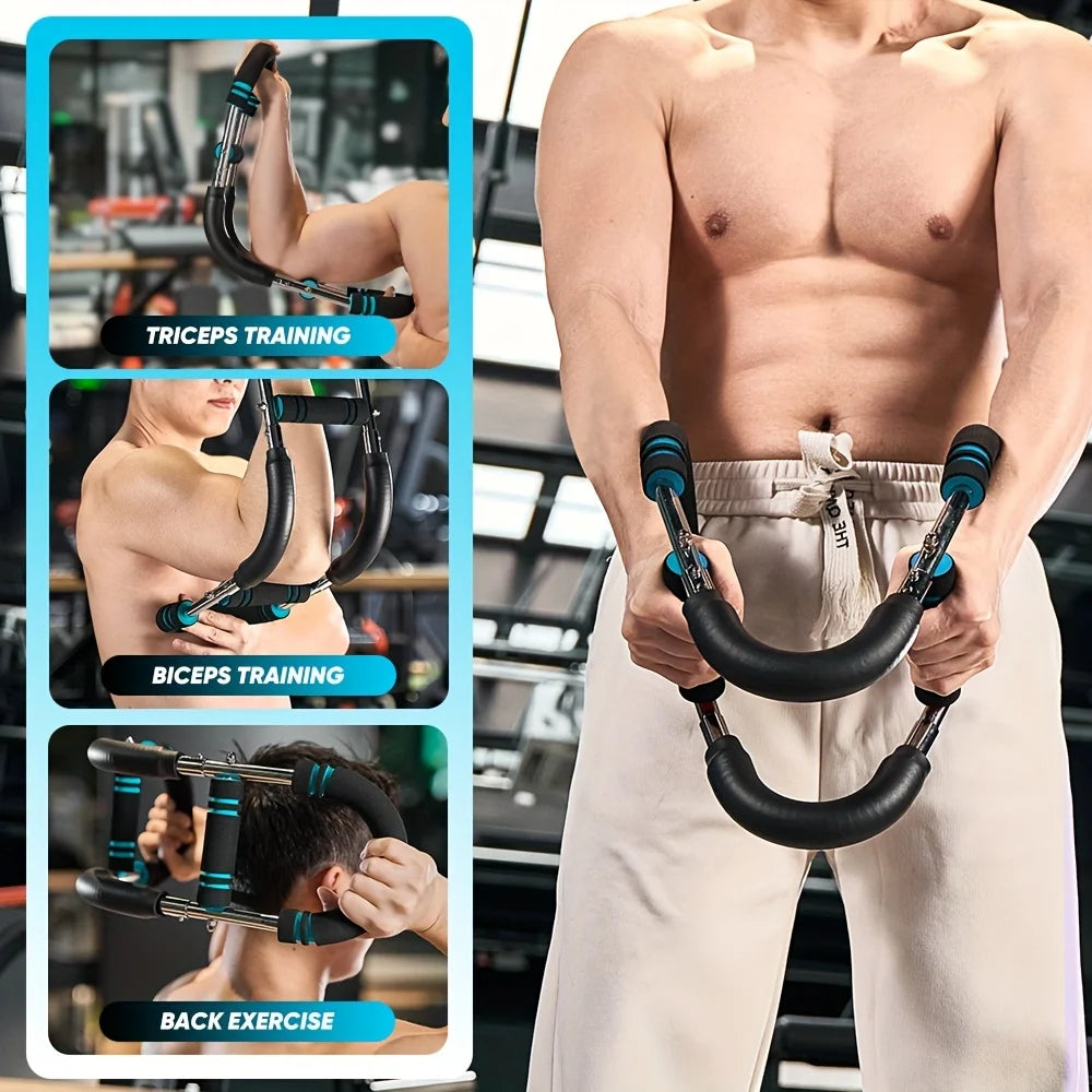 Spring Twister Arm Exerciser | 20–50kg Adjustable Resistance Bar