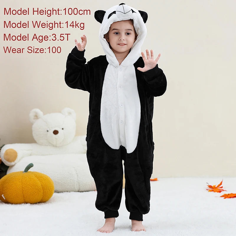 Kids' Capybara Flannel Onesie