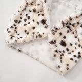 Faux Fur Hooded Scarf & Balaclava Hat