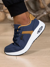 2026 New Walking Sports Shoes Leather Waterproof Casual Sports Shoes Non-slip Shock Absorption Running Shoes Men's Tennis Shoes