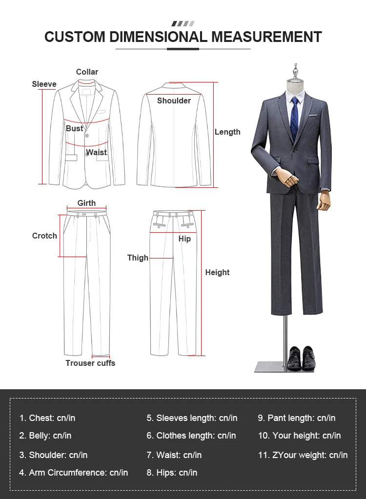 Men’s Classic Three-Piece White Business Suit