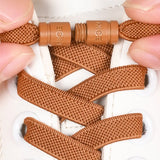 8mm Elastic No-Tie Shoelaces with Button Lock