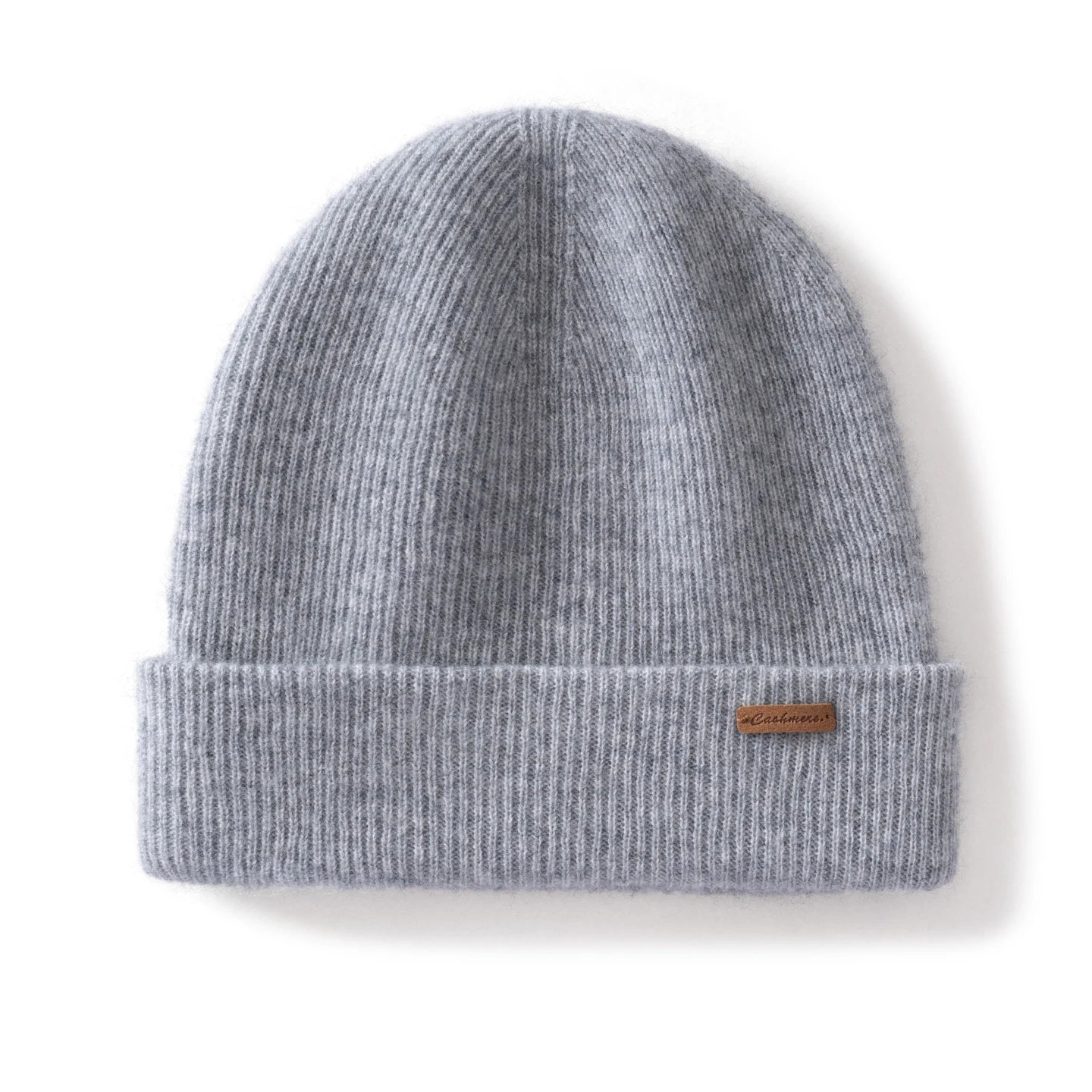 100% Cashmere Beanie Hat – Unisex Knit Winter Cap
