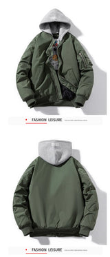 Hooded Bomber Pilot Jacket