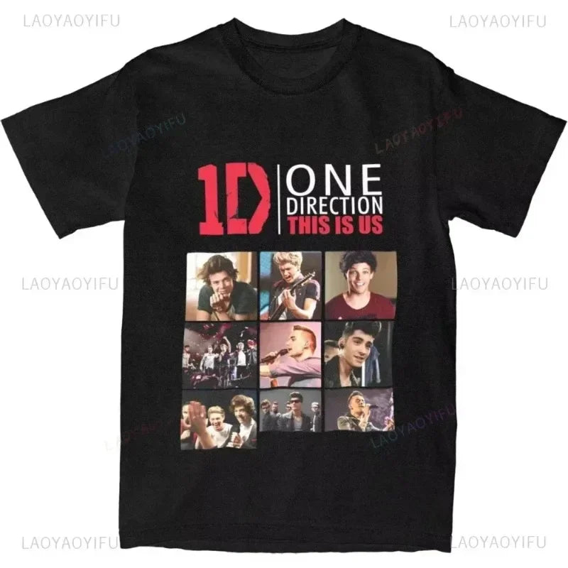 One Direction Cotton Graphic T-Shirt for Men & Women