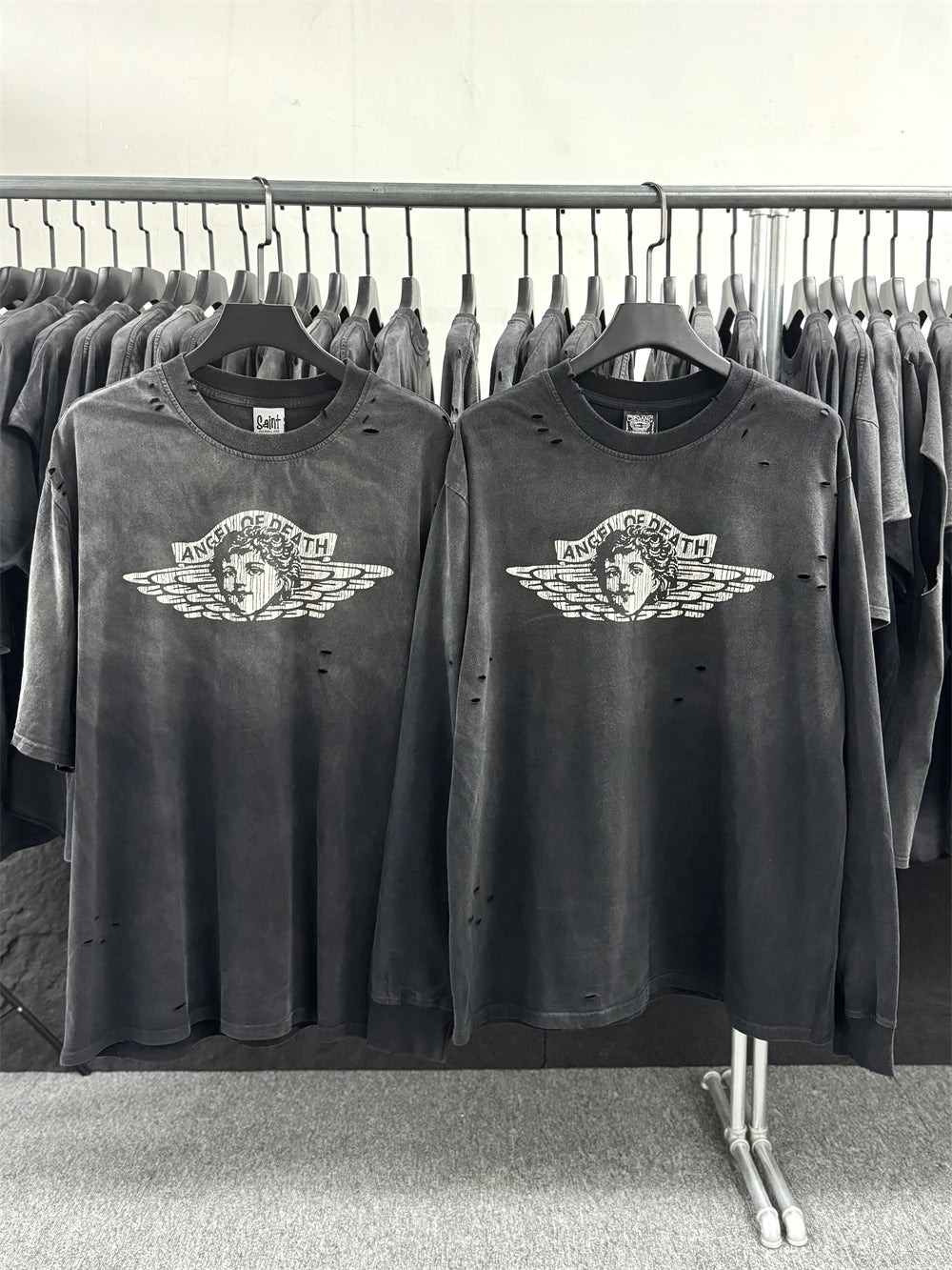 Vintage Angel Cotton Long Sleeve T-Shirt