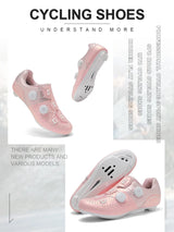 2026 MTB Cycling Sneaker Men A5 Leather Self-Locking Cleat Spd Road Bike Shoes Women Flat Trail Train Mountain Bicycle Shoes