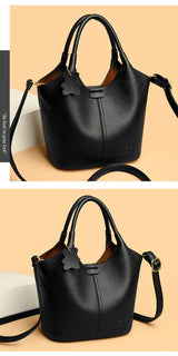 Brand High Quality Soft Leather Large Capacity Top-handle Bags Female Handbags Women Shoulder Crossbody Totes Messanger Bag Sac