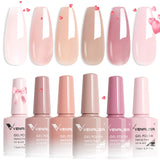 VENALISA 6-Piece Winter Gel Polish Set – HEMA & TPO Free