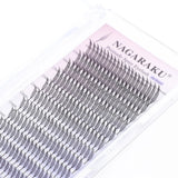 NAGARAKU Ship from America 10 cases Premade Spire Eyelash Plume Fluttering Eyelash Extensions Anime Effect Soft Comic