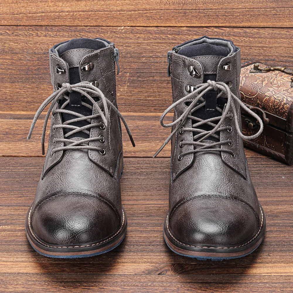 Men’s Classic Leather Ankle Boots