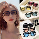 Square Frame Sunglasses – UV400 Protection, Unisex